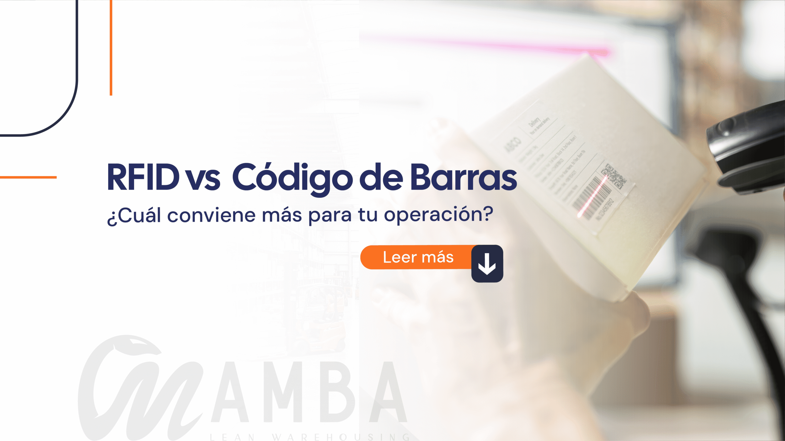 imagen que representa e l escaneo de un código de barras y RFID